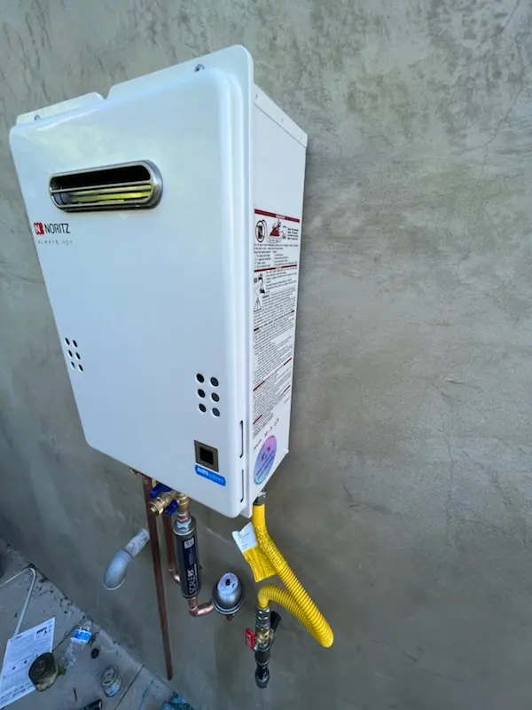 Tankless water heater installation for Treharne homes